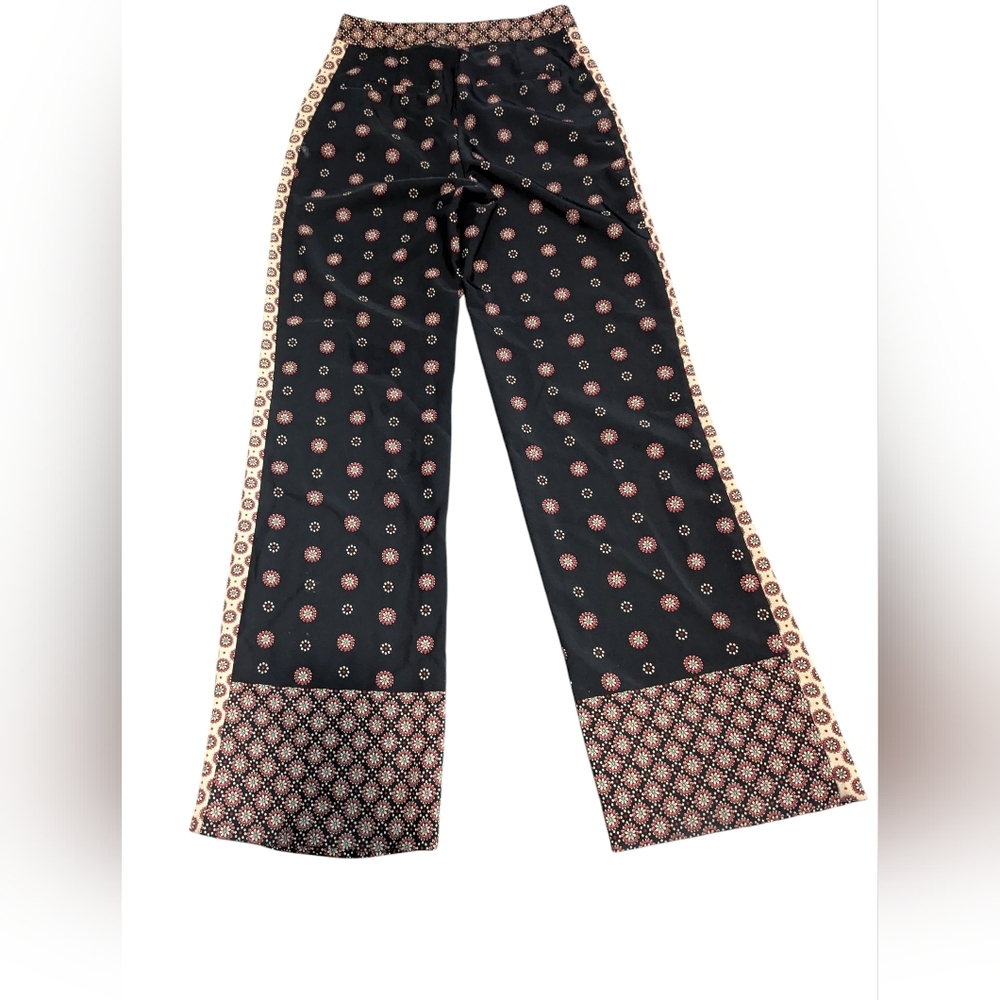 Zara,Pattern Wide Women's Pants,Size Xs - Picture 2 of 3